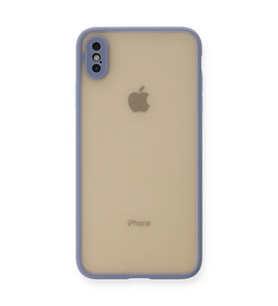 Apple İphone Xs Max Kılıf Montreal Silikon Kapak - Gri