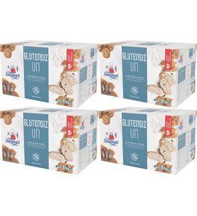 Sinangil Glutensiz Un 20KG (20000GR) Kutu Çölyak Diyetine Uygun (4PK*5Kg)