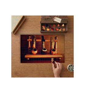 Pipo Koleksiyonu Tasarımı 240 parça Ahşap Puzzle Ahşap Kutuda MP09976