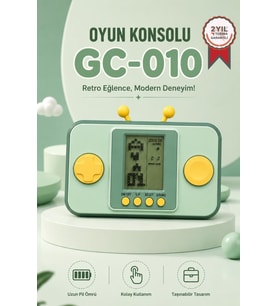 Torima GC-010 Yeşil El Atarisi Tetris Gameboy Joystick Oyun Kolu Atari
