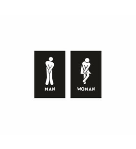 Mdf Wc Yönlendirme Levhaları