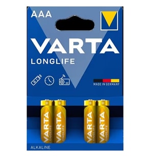 Varta Kalem Pil İnce AAA 4Lü - 4 set