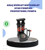 Çok Amaçlı Ayaklı Lastik Pompası Yüksek Hassasiyetli