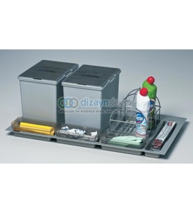 Çekmece İçi Çöp Kovası &amp; Deterjanlık 90 Cm. Modül