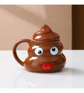 Şakacı Poo Kaka Kupa Bardak