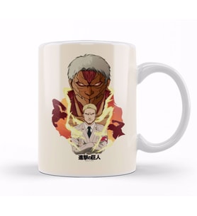 Shingeki No Kyojin Attack On Titan Reiner Braun Armored Titan Kupa Bardak Porselen