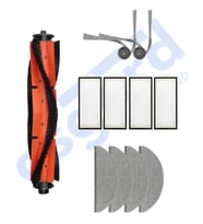 ROBOROCK S8 PRO/S8 PRO+/Q8+/Q8 MAX PRO+ Uyumlu 1 Ana Fırça 2 Yan Fırça 4 Filtre 4 Mop