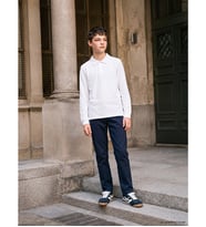 LCW Kids Lacivert Slim Fit Erkek Çocuk Gabardin Pantolon
