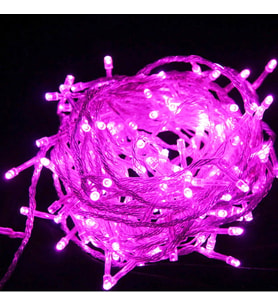 PİNK COLORS LED LİGHT 10 METRE PEMBE LED IŞIK PEMBE İP LED IŞIK PEMBE KABLO IŞIK 220V FİŞLİ PEMBE IŞIK