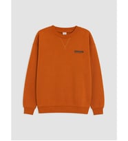 LCW Kids Turuncu Bisiklet Yaka Erkek Çocuk Sweatshirt