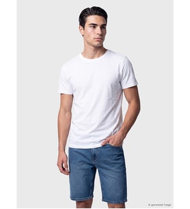 LC WAIKIKI Beyaz Süper Slim Fit Esnek Kumaş Tişört / 01