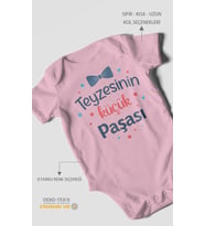 Teyzesinin Küçük Paşası Kısa Kollu Bebek Body