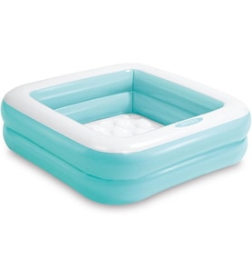 Intex Şişme Taban Mini Kare Havuz 86X86X25 Cm, Mavi
