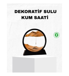 Mey İthalat® Dekoratif Kum Saati – Şık Masa Üstü Aksesuar, Dayanıklı Malzeme, Modern ve Klasik Tasar
