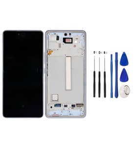 Tkgz - Samsung Galaxy A53 -5G Uyumlu Lcd Ekran Dokunmatik  - A - Kalite ÇITALI MAVİ + TAMİR SETİ