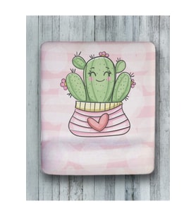 Sevimli Kaktüs Bilek Destekli Mouse Pad