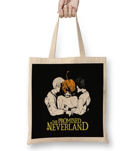 The Promised Neverland Emma Norman And Ray Bez Çanta Uzun Saplı