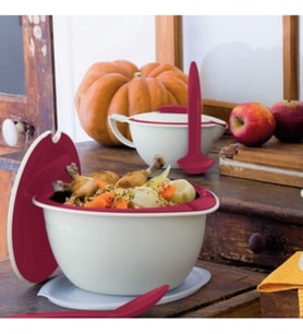 Tupperware Şık Servis Ürünü Ve Kaşığı 3.5 Lt
