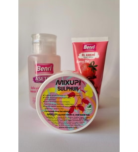 Benri Ekstra Güçlü Pompalı Aseton Sulphur Tırnak Bakım Yağı Berry Pie El Kremi