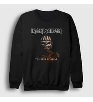 Presmono Unisex Siyah Souls Iron Maiden Sweatshirt 87207tt