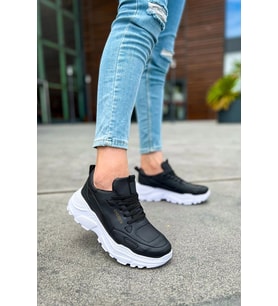 CH089 - CBT Low Top Lace Up Erkek Ayakkabı SIYAH