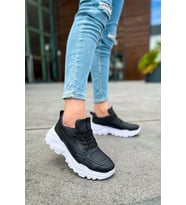 CH089 - CBT Low Top Lace Up Erkek Ayakkabı SIYAH