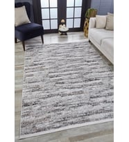 Dijital Kaymaz Yıkanabilir Gri Minimalist Salon Halısı Mutfak Halısı Koridor Halısı Yolluk HLN1770
