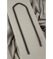 Hematit Doğal Taş Mat Siyah Rondela Kesim 3x5mm Dizi [AA]
