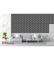 WİNFLEX EKO TUĞLA AKUSTİK AHŞAP PANEL – ANTRASİT GRİ