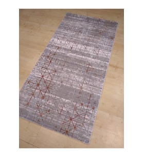 HALIMARKA K-LTS 8564 GRİ KİREMİT MODERN HALI YOLLUK 100X200 CM