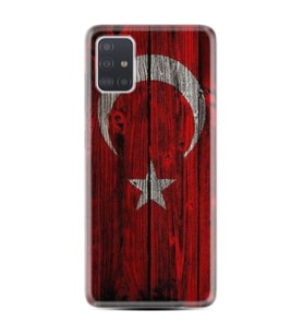 Samsung a71 A72 A73 A7 A9 2018 C7 C9 Kılıf Desenli Silikon Şanlı Türk Bayrağı 2 1317