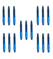 5 Set (15 Adet) 41mm Şeffaf Mavi Polikarbon (PC) Dart Shaft-şaft