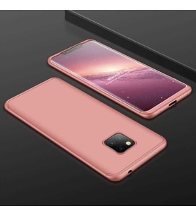 Huawei Mate 20 Pro Uyumlu Kılıf Zore Ays Kapak (Siyah-Mavi)