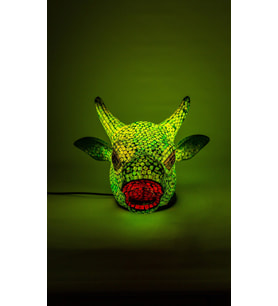 Lumino Cow Head Green (Çok Renkli)