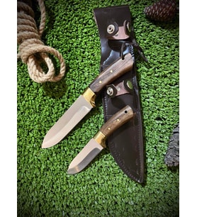 İkili bushcraft kamp bıçağı