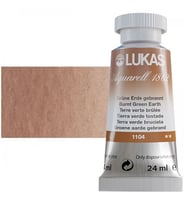 Lukas Aquarell 1862 Artist 24ml Sulu Boya 1104 Burnt Green Earth