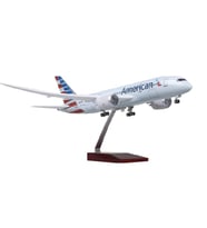 HEDİYELİK-MAKET UÇAKLAR-AMERICAN-ÖLÇEK : 1:130 43 CM-JB787AMERICAN