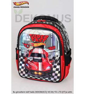 DEKOMUS İLE YENİ SEZON LİSANSLI HOT WHEELS OKUL ÇANTASI