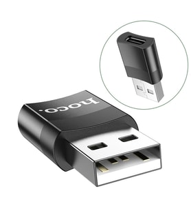 HOCO UA17 Dişi Type-C to Erkek USB Dönüştürücü Çevirici Adaptör-(5775) - HPSBYI5318-9695