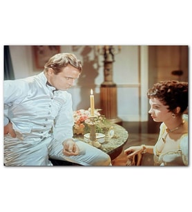 Cakatablo Marlon Brando Napoleon Bonaparte Rolünde ve Jean Simmons MDF Tablo