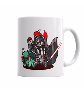 Darth Ash Vader Kupa Bardak Porselen