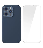Baseus Liquid Silica Gel iPhone 14 Pro 6.1 Magsafe Silikon Kılıf + Tempered Ekran Koruyucu Set-(5775