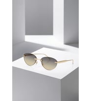 Polo Air UV400 Korumalı Çerçevesiz Cat Eye Kadın Güneş Gözlüğü Gold Renk PLG-2122C3