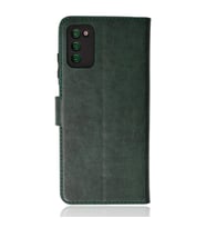 Galaxy A03s Kılıf Trend S Plus Kapaklı Kılıf - Yeşil