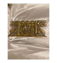 Duvar Panosu Ejderhalı Ahşap Gold