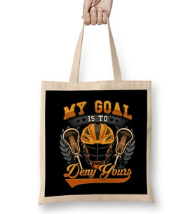 Lacrosse My Goal Is To Deny Yours Goalie Defender Bez Çanta Uzun Saplı