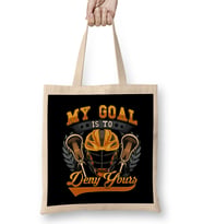 Lacrosse My Goal Is To Deny Yours Goalie Defender Bez Çanta Uzun Saplı