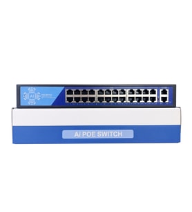 EZCOOL EZ-24PSF 24 PORT 24xFE+2xGE 320W GİGABİT POE SWİTCH