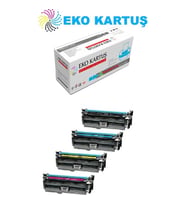 Eko Kartuş Hp Color Laserjet 5550 (645A) Set Muadil Toner (Siyah)