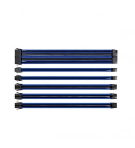 Thermaltake TtMod Mavi/Siyah Power Supply Sleeved Kablo Seti (16 AWG)